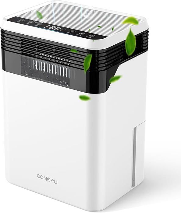 D¨¦shumidificateur ¨¦lectrique - CONOPU - 1700ml/j - 3 Modes - Timer 24h - Auto-D¨¦givrage - Pour 30m2