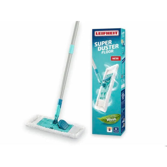 Balai serpillère Leifheit Profi XL Superduster 55517, balai à plat 42cm, lave sol avec housse idéal pour un nettoyage à sec