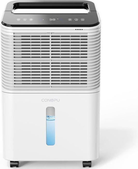 D¨¦shumidificateur ¨¦lectrique - CONOPU - 16L/jour - Intelligent - Ultra-Silencieux - Mode AUTO - Timer 24H - Pour Cave/Maison