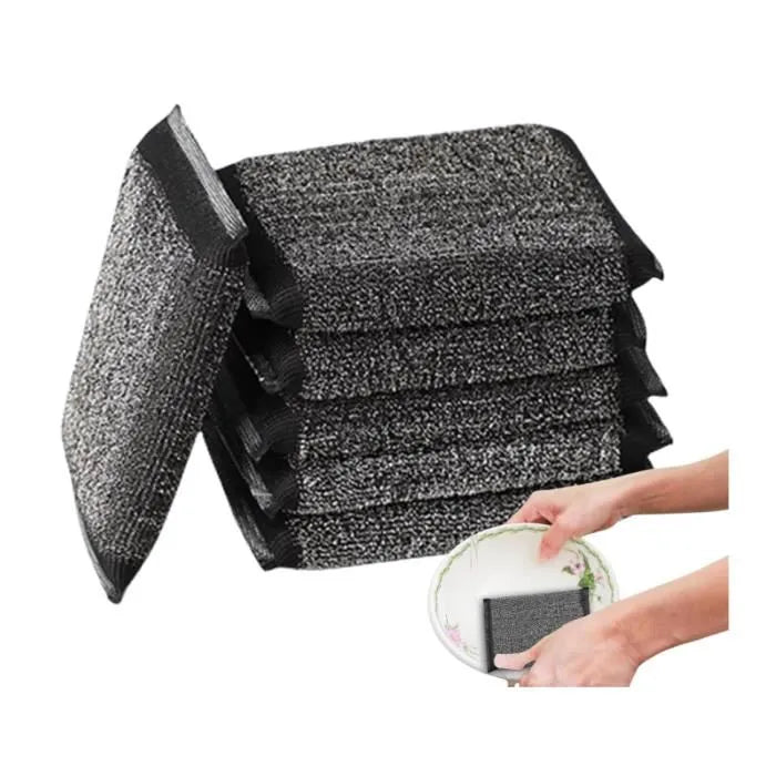 Épurateur de Vaisselle en Fil métallique, tampons à récurer Anti-Rayures, 6 tampons de Lavage Anti-Rayures, Éponges de Cuisine